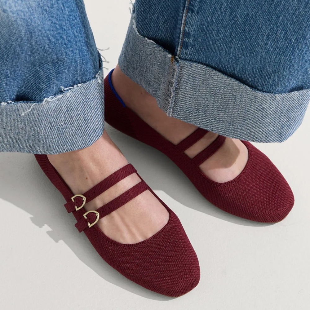 BNIB Cabernet Double Strap Mary Jane’s